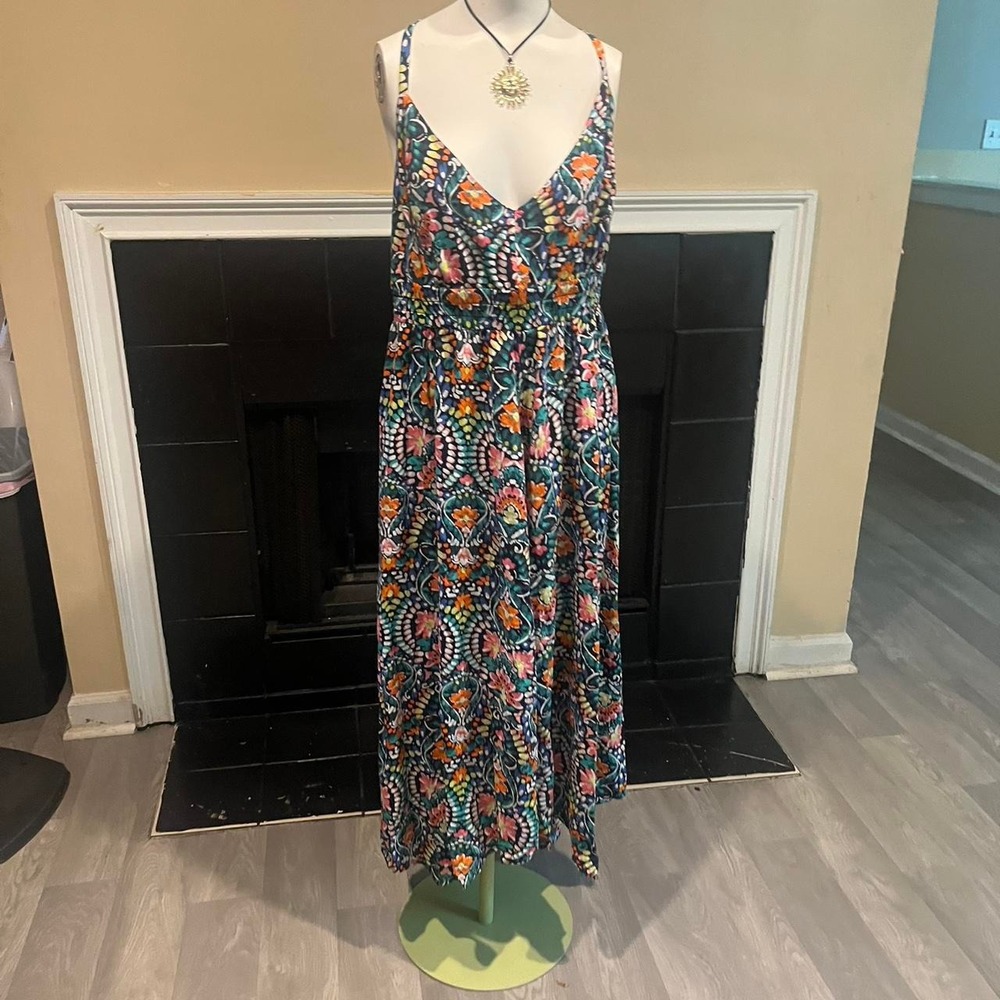 Old Navy multicoloured maxi dress with and a flowy fit Boho Vacation